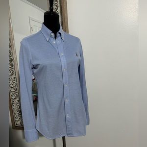 Ralph Lauren - Women’s Oxford shirt Size Medium, color Blue